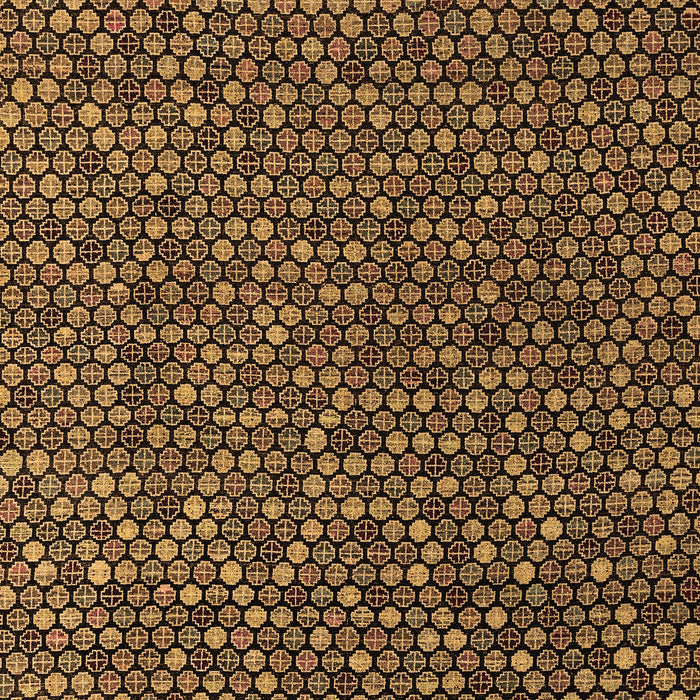 Machine Washable Abstract Brown Modern Rug, wshabs4847brn