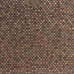Square Abstract Orange Brown Modern Rug, abs4847