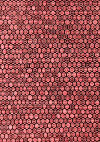 Abstract Red Modern Rug, abs4848red