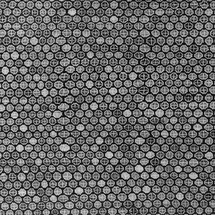 Square Abstract Gray Modern Rug, abs4848gry