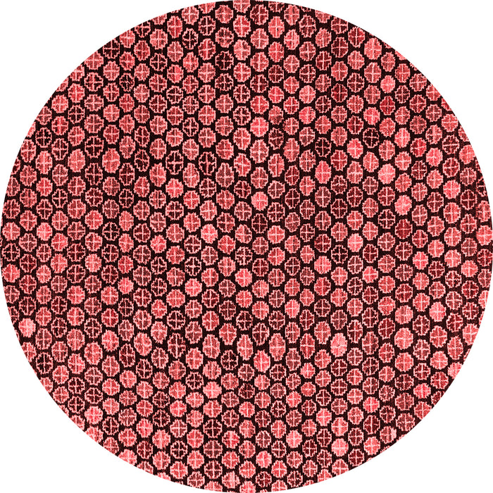 Abstract Red Modern Rug, abs4848red