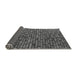 Sideview of Abstract Gray Modern Rug, abs4848gry