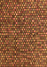 Machine Washable Abstract Orange Modern Area Rugs, wshabs4848org