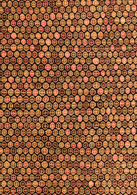 Abstract Orange Modern Rug, abs4848org