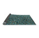 Sideview of Abstract Light Blue Modern Rug, abs4848lblu