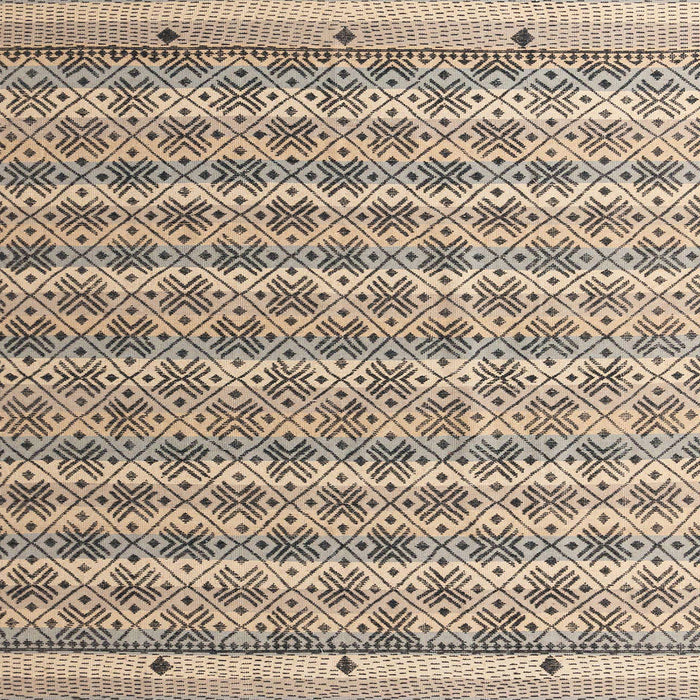 Square Abstract Brown Modern Rug, abs4849