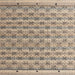 Square Abstract Brown Modern Rug, abs4849