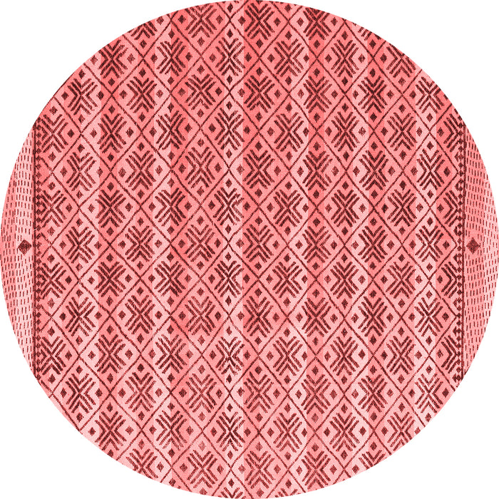 Machine Washable Abstract Red Modern Rug, wshabs4849red