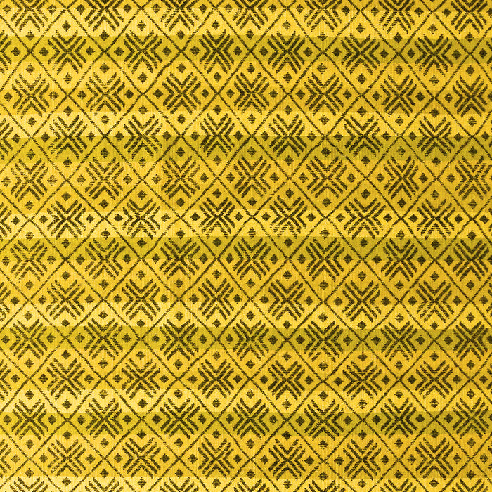 Abstract Yellow Modern Rug, abs4849yw