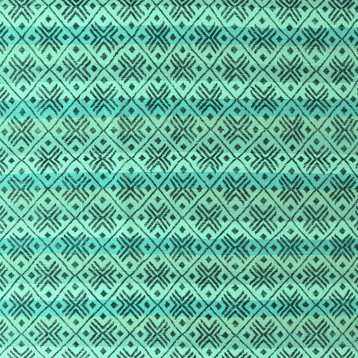 Abstract Turquoise Modern Rug, abs4849turq