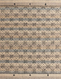 Machine Washable Abstract Brown Rug, wshabs4849