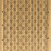 Square Abstract Brown Modern Rug, abs4849brn