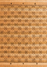 Abstract Orange Modern Rug, abs4849org