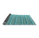 Sideview of Abstract Light Blue Modern Rug, abs4849lblu