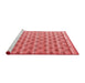 Modern Red Washable Rugs