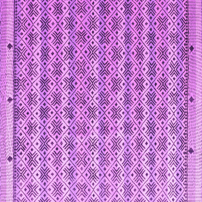 Square Machine Washable Abstract Purple Modern Area Rugs, wshabs4849pur