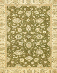 Machine Washable Abstract Mustard Yellow Rug, wshabs484