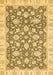 Machine Washable Oriental Brown Traditional Rug, wshabs484brn