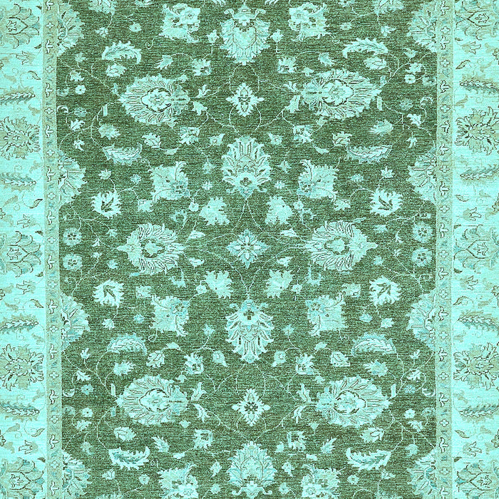 Oriental Light Blue Traditional Rug, abs484lblu