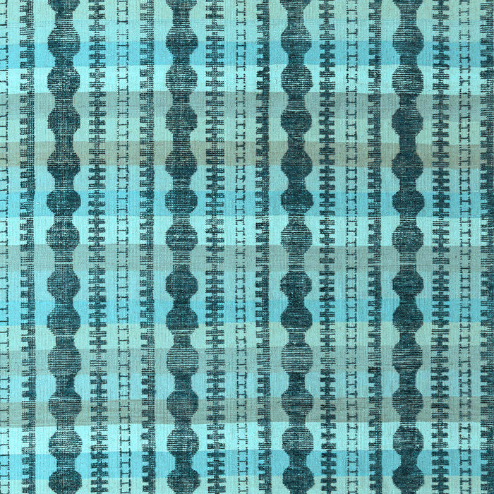 Abstract Light Blue Modern Rug, abs4850lblu