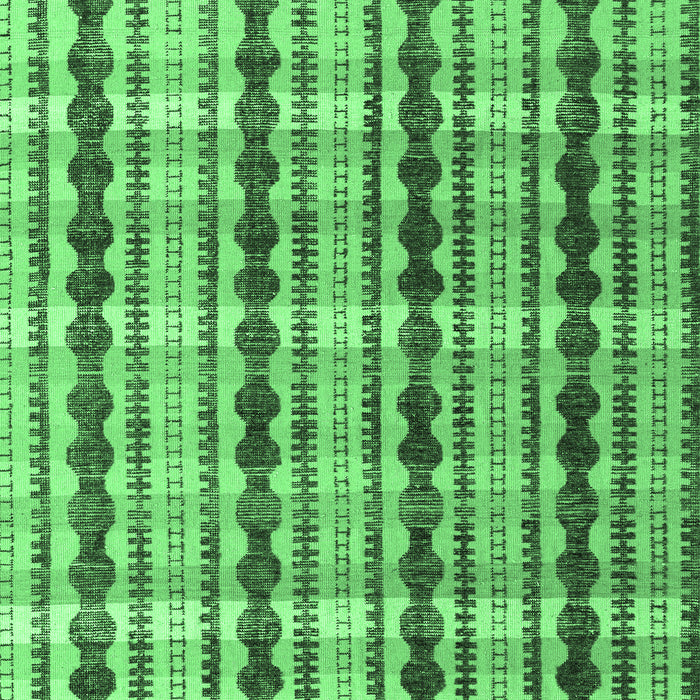 Machine Washable Abstract Emerald Green Modern Area Rugs, wshabs4850emgrn