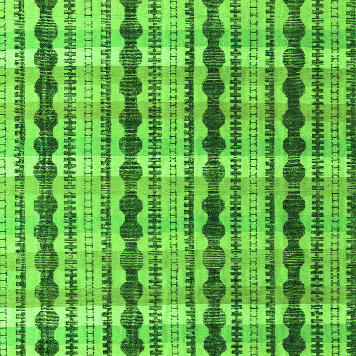 Machine Washable Abstract Green Modern Area Rugs, wshabs4850grn