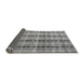 Sideview of Abstract Gray Modern Rug, abs4850gry