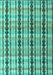 Machine Washable Abstract Turquoise Modern Area Rugs, wshabs4850turq