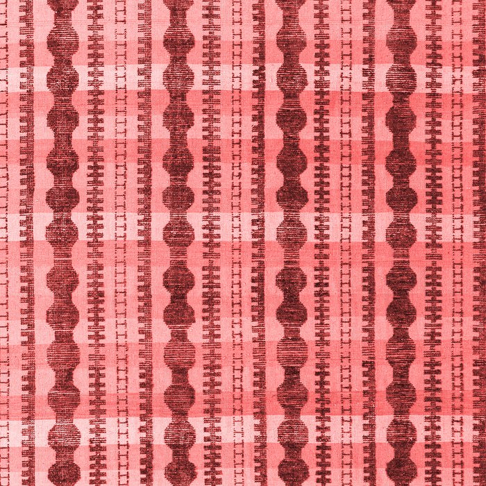 Machine Washable Abstract Red Modern Rug, wshabs4850red
