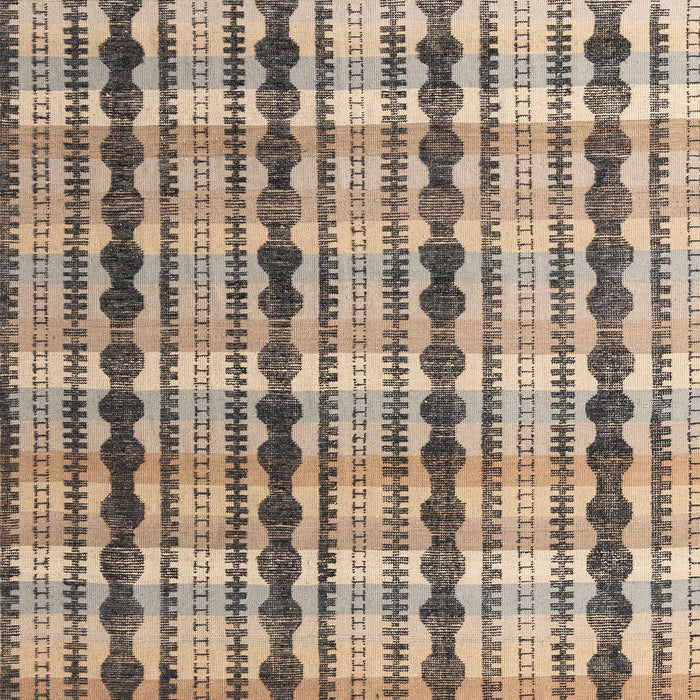 Machine Washable Abstract Brown Rug, wshabs4850