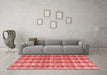 Modern Red Washable Rugs