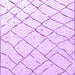 Square Machine Washable Solid Purple Modern Area Rugs, wshabs4851pur