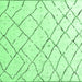 Square Machine Washable Solid Emerald Green Modern Area Rugs, wshabs4851emgrn