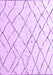 Machine Washable Solid Purple Modern Area Rugs, wshabs4851pur