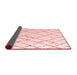 Solid Red Modern Area Rugs