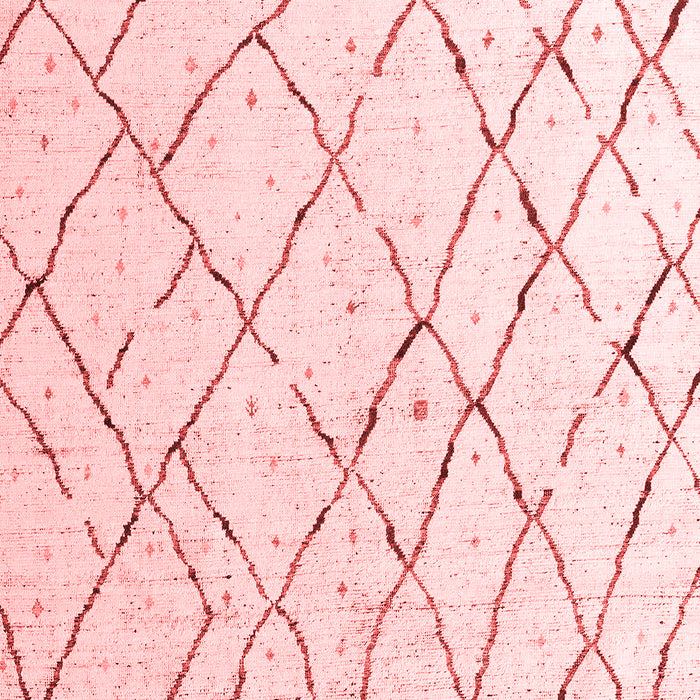 Solid Red Modern Area Rugs