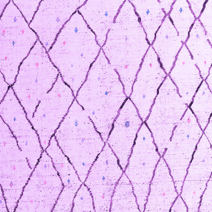 Solid Purple Modern Rug, abs4851pur