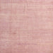 Square Abstract Light Coral Pink Modern Rug, abs4852