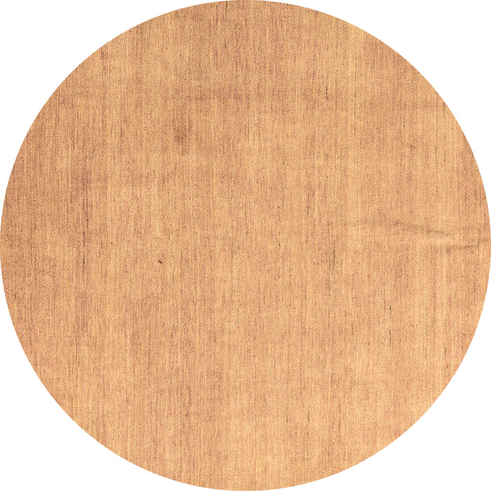 Round Machine Washable Abstract Brown Modern Rug, wshabs4852brn