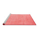 Modern Red Washable Rugs