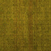 Square Abstract Yellow Modern Rug, abs4853yw