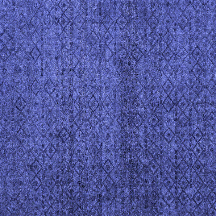 Square Abstract Blue Modern Rug, abs4853blu