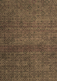 Abstract Brown Modern Rug, abs4853brn