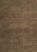 Abstract Brown Modern Rug, abs4853brn