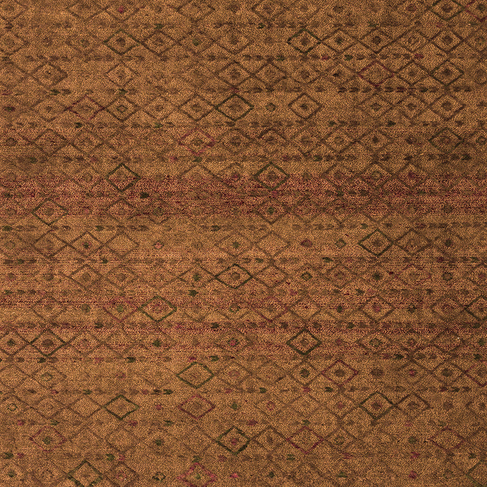 Square Abstract Orange Modern Rug, abs4853org