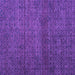 Square Abstract Purple Modern Rug, abs4853pur