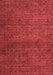 Abstract Red Modern Area Rugs