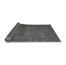 Sideview of Abstract Gray Modern Rug, abs4853gry