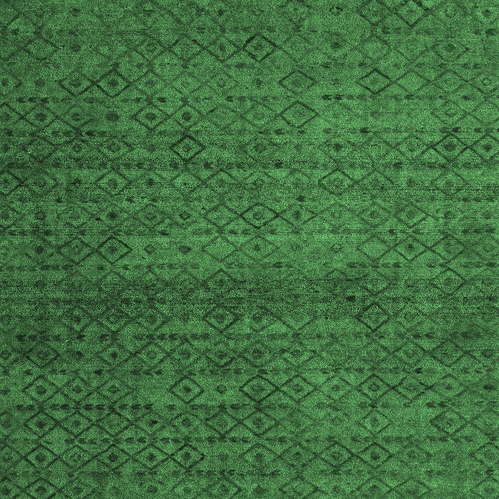 Square Machine Washable Abstract Emerald Green Modern Area Rugs, wshabs4853emgrn