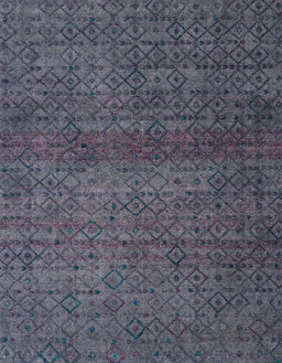Abstract Slate Gray Modern Rug, abs4853